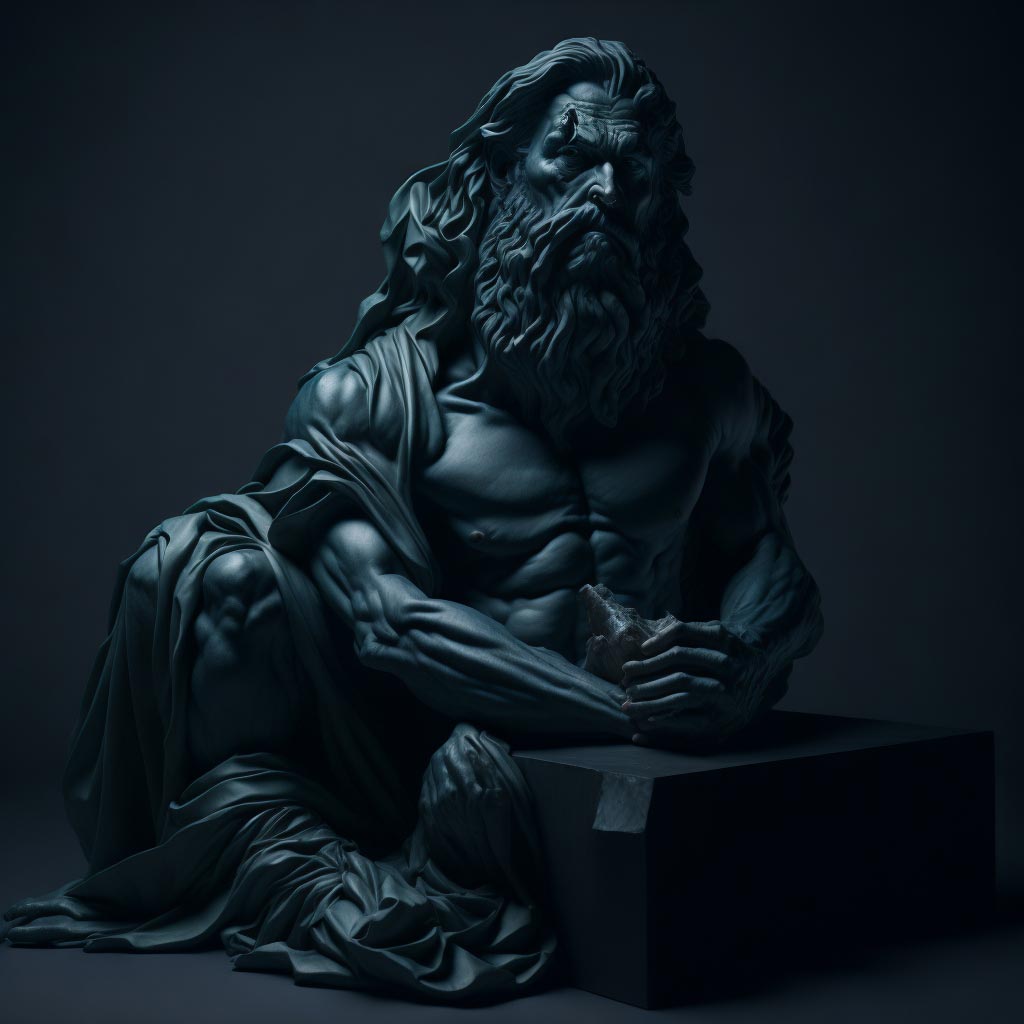 Leonardo Diffusion turn it into a sculpture of Diogenes the Cy 0WEB LA CONSTRUCCIÓN DE SÍ MISMO